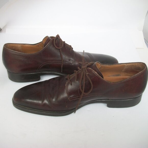 Magnanni Melo Simple Dark Brown Leather Lace-Up Oxfords/Derby Shoes main image 6